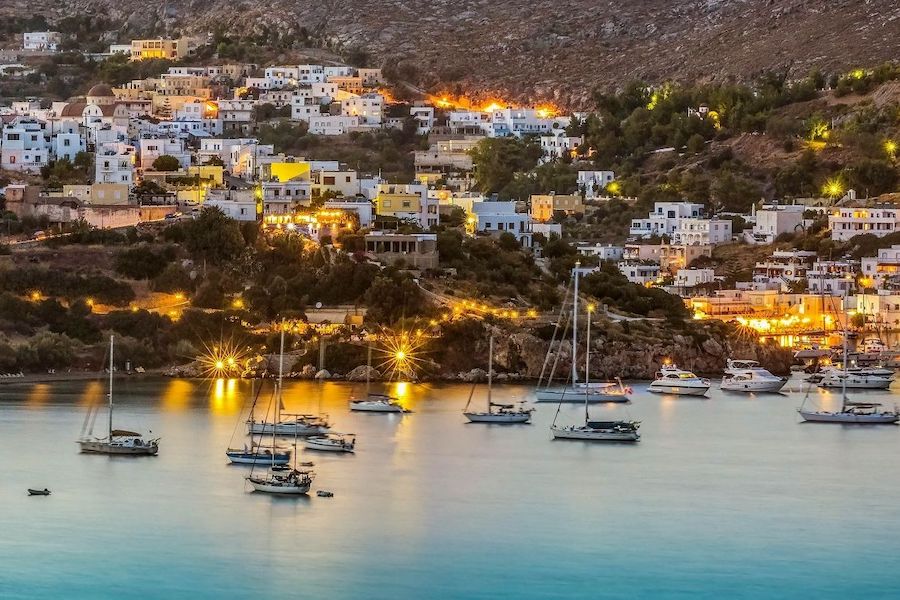 Leros isola del Dodecanneso in Grecia