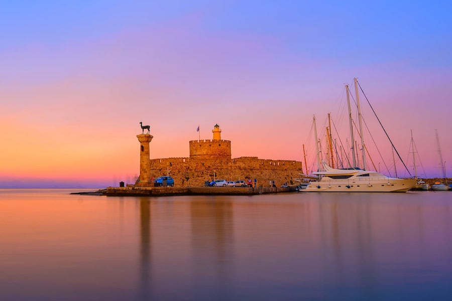 Rodi isola del Dodecanneso in Grecia