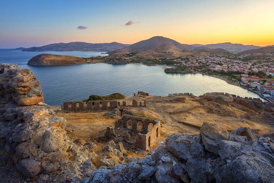 Lemnos Limnos isola dell'Egeo Orientale in Grecia