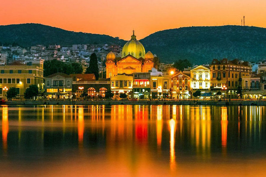 Lesbos Lesvos isola dell'Egeo Orientale in Grecia