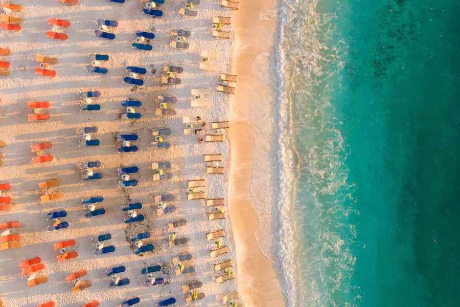 Thassos isola dell'Egeo Orientale in Grecia