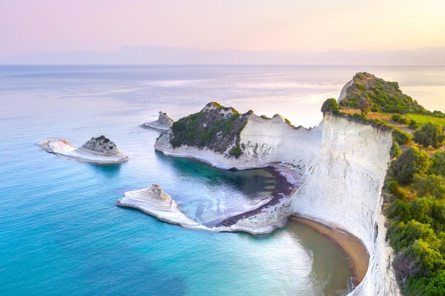 Corfu isola dello Ionio in Grecia